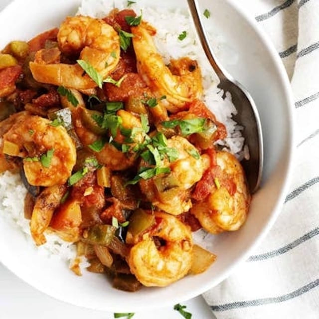 Shrimp Creole.